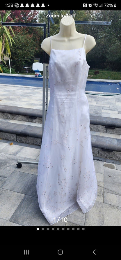 Wedding Gown Beach Dress size 6 by Chealsea Nites - I Bought a Yard Sale
