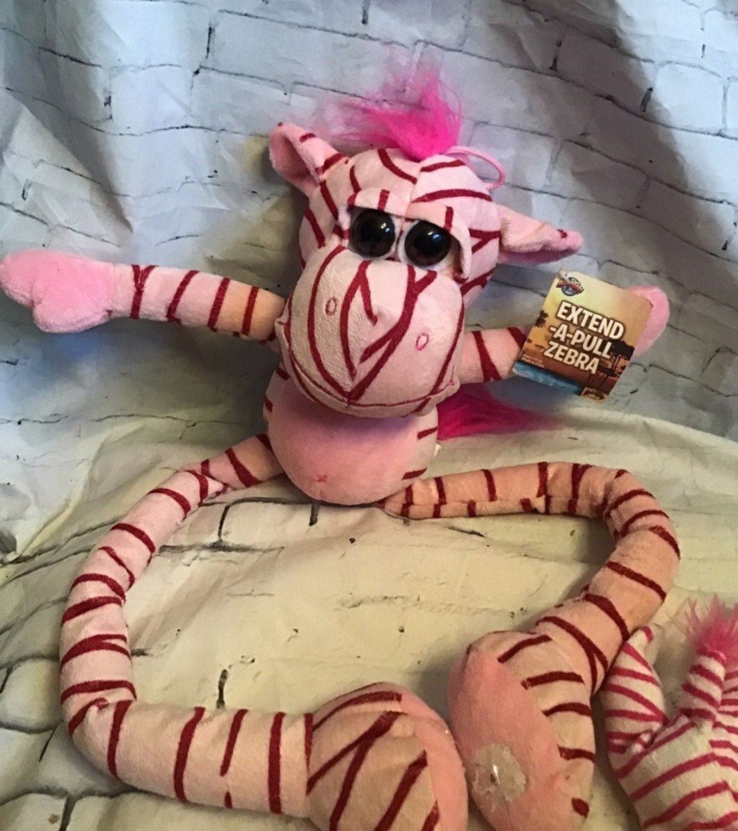 Whimsical Extend - a - Pull Zebra with Cuddly Baby by Adventure Planet - I Bought a Yard Sale