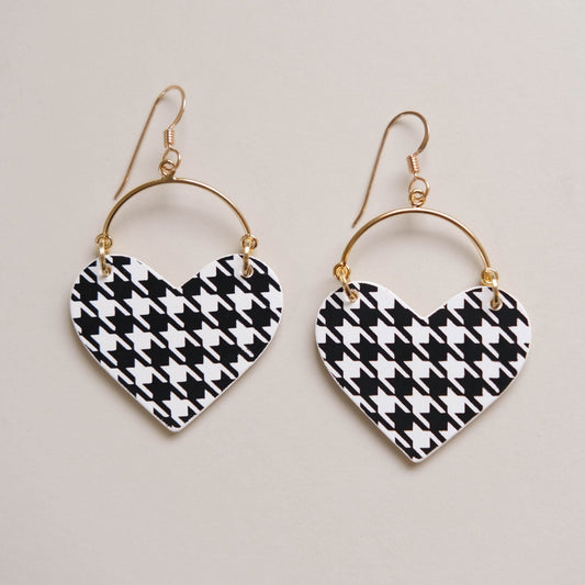 White & Black Houndstooth Lover - I Bought a Yard Sale
