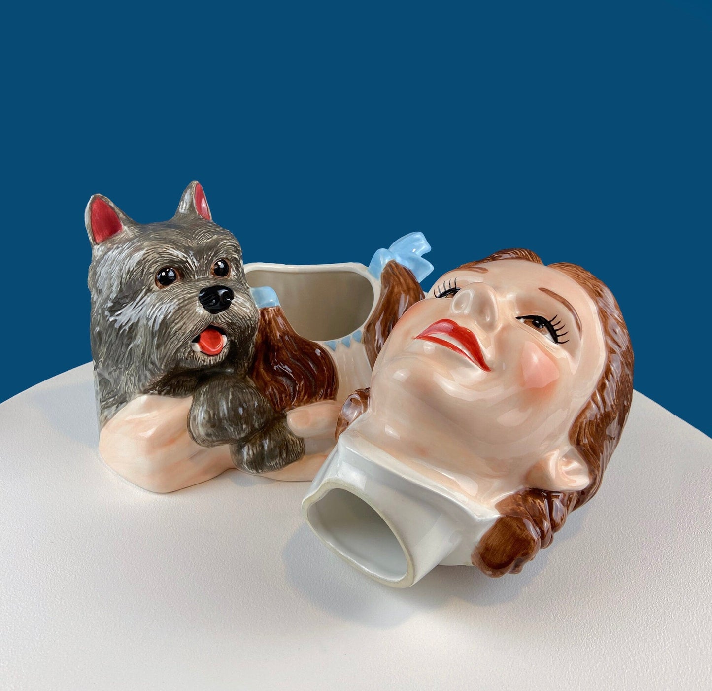 Wizard of Oz Cookie Jar. Dorthy and Toto Kitchen Canister. Vintage Cookie Jar. Vintage Gifts for Her. - I Bought a Yard Sale