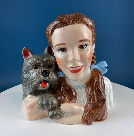 Wizard of Oz Cookie Jar. Dorthy and Toto Kitchen Canister. Vintage Cookie Jar. Vintage Gifts for Her. - I Bought a Yard Sale
