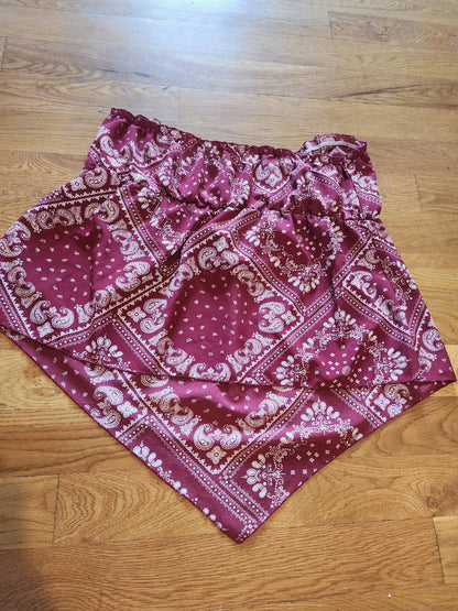 Women's Bandana Tube Top Red Size XXL - I Bought a Yard Sale