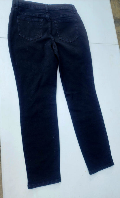 Women's Black Jeans with embellished studs on front by Boston Proper size 8. - I Bought a Yard Sale