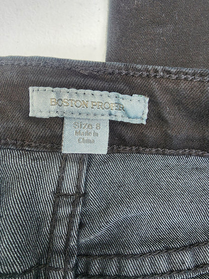 Women's Black Jeans with embellished studs on front by Boston Proper size 8. - I Bought a Yard Sale