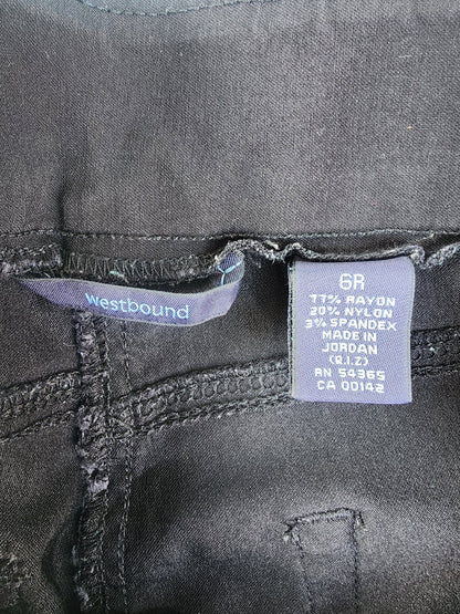 Women's Black Stretch Pants by Westbound size 6 - I Bought a Yard Sale