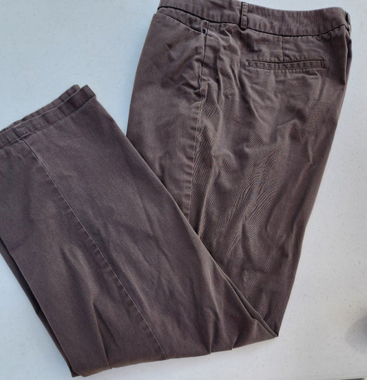 Women's Docker Ideal Fit Pants 16W Tan - I Bought a Yard Sale