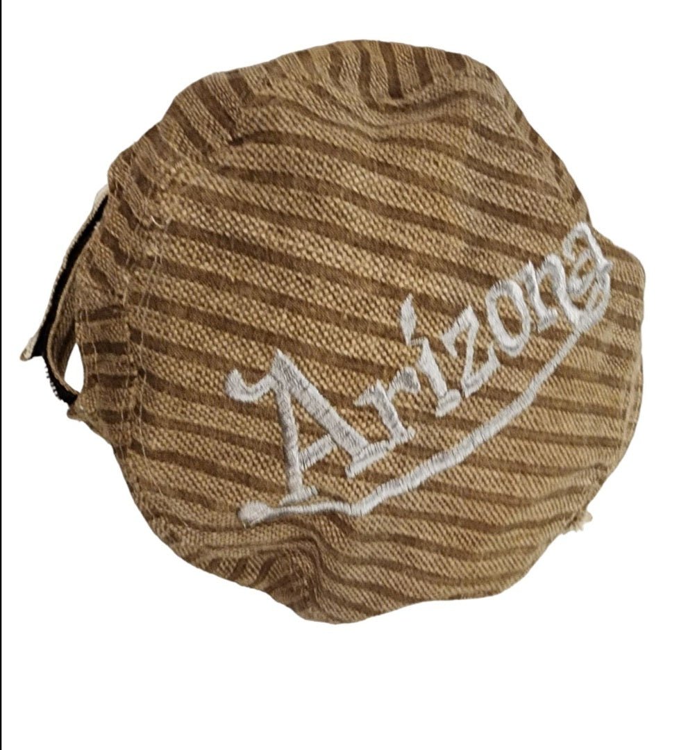 WOMENS FACTORY DISTRESSED ARIZONA CADET/MLITARY STYLE HAT ADJUSTABLE - I Bought a Yard Sale