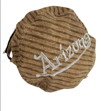 WOMENS FACTORY DISTRESSED ARIZONA CADET/MLITARY STYLE HAT ADJUSTABLE - I Bought a Yard Sale