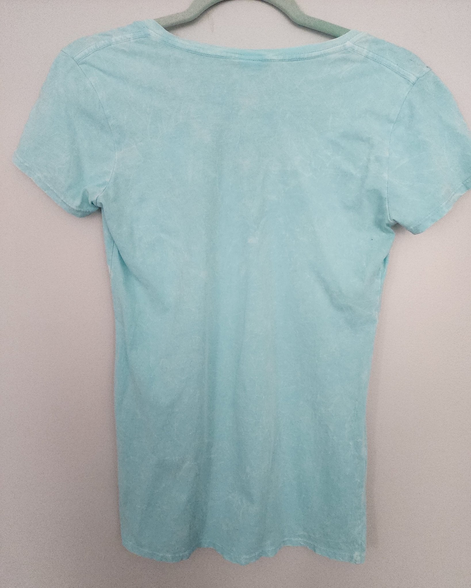 Women's Grand Canyon Print Cotton Enjoy the Good Life Shirt Sz M light blue in good condition Measurements laying flat Pit to pit 15" Top to bottom 26" Sku seagrn4 - I Bought a Yard Sale