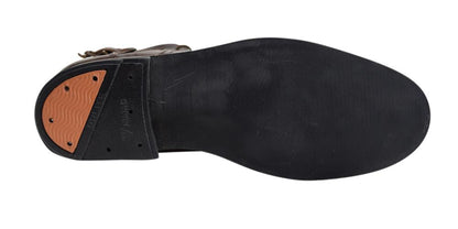 Women's Leather Biker Boots - I Bought a Yard Sale