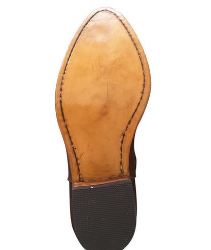 Women's Leather Biker Boots - I Bought a Yard Sale