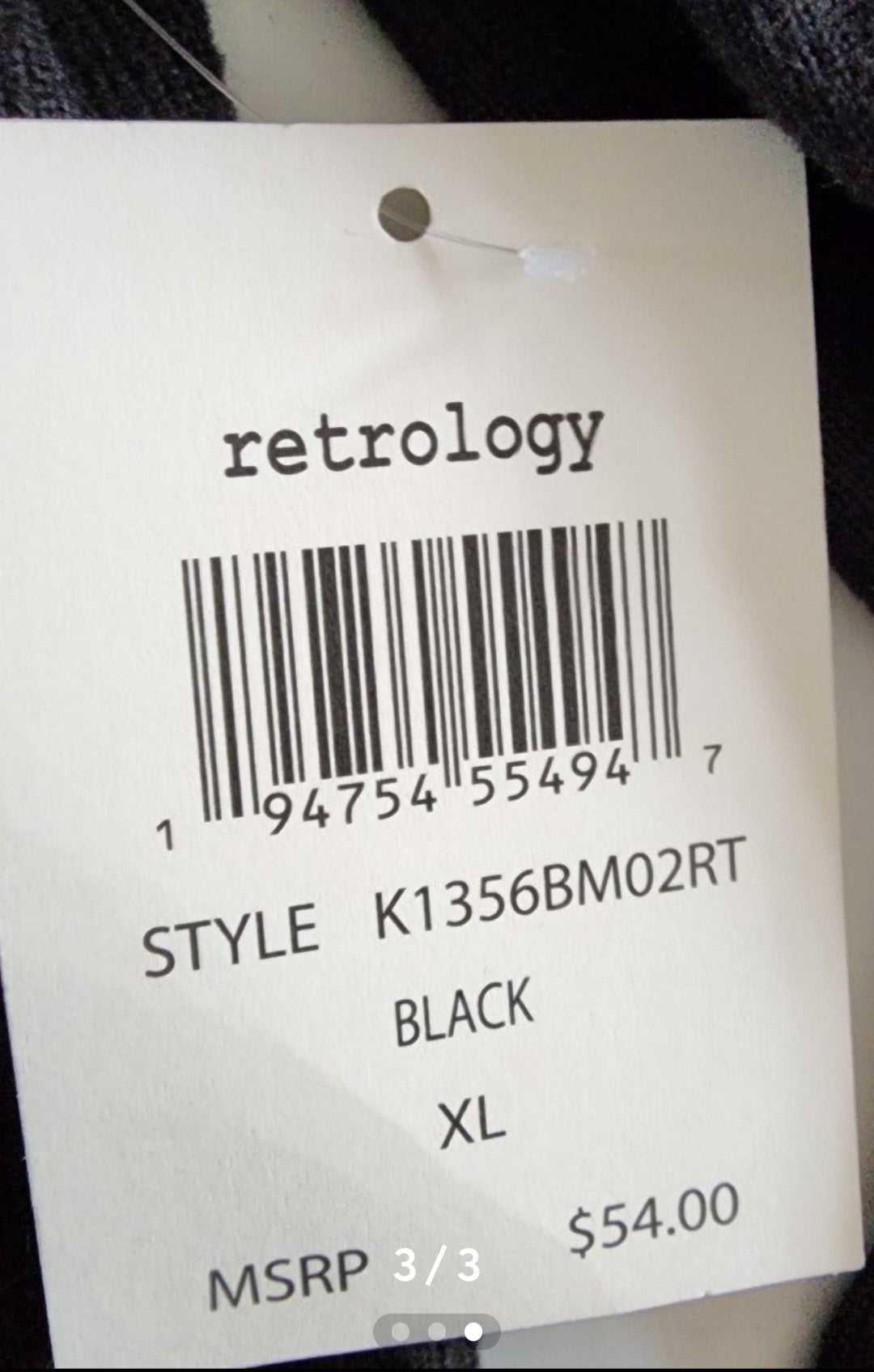Women's Retrology Black Sweater with Gold beads XL - I Bought a Yard Sale