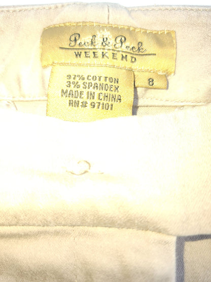 Women's Tan Pants Peck & Peck size 8 - I Bought a Yard Sale