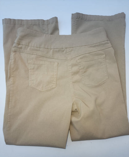 Women's Tan Stretch Pants by Westbound 10 short - I Bought a Yard Sale