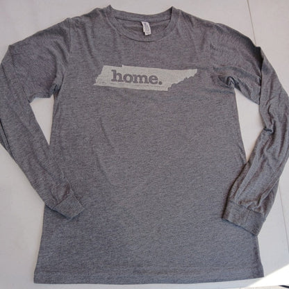Women's Tennessee Home T-Shirt Small Gray long sleeve - I Bought a Yard Sale