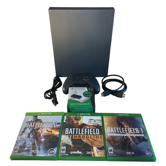Xbox One X 1TB Battlefield V Deluxe Limited Edition (Refurbished) - I Bought a Yard Sale