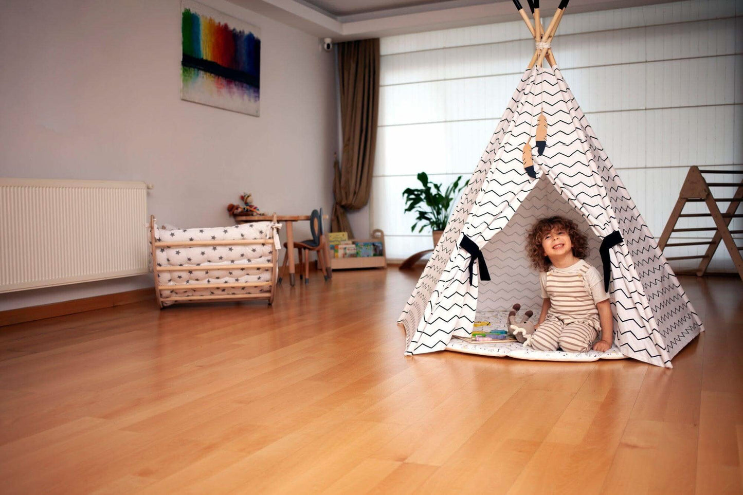 XL Teepee Tent and Play Mat Set - I Bought a Yard Sale