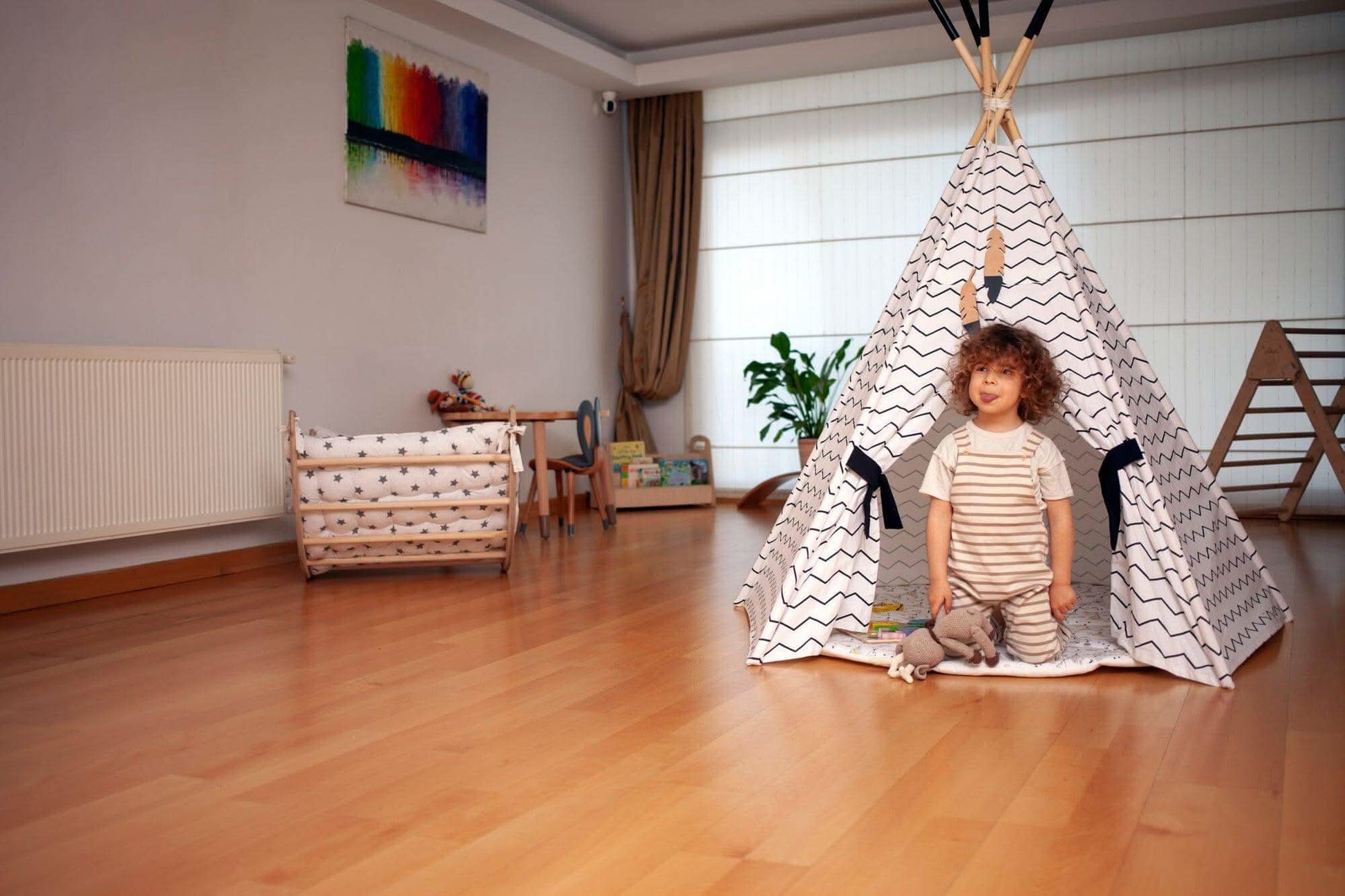 XL Teepee Tent and Play Mat Set - I Bought a Yard Sale