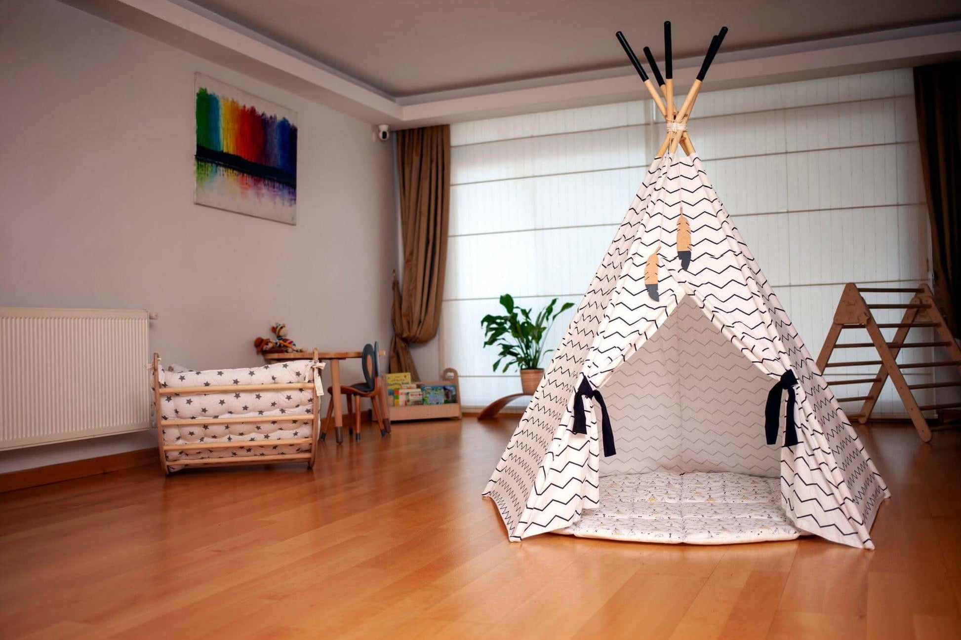 XL Teepee Tent and Play Mat Set - I Bought a Yard Sale