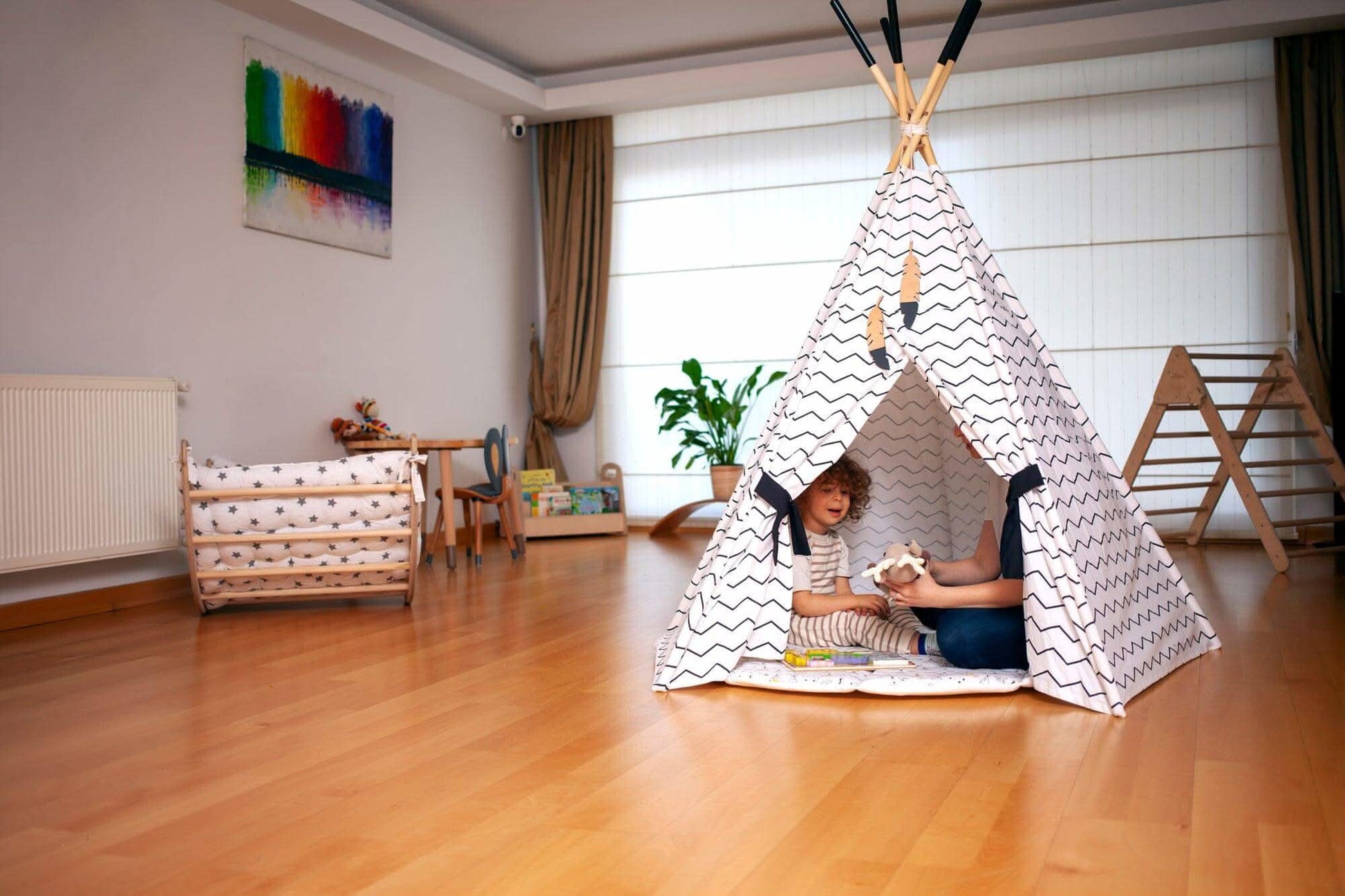 XL Teepee Tent and Play Mat Set - I Bought a Yard Sale