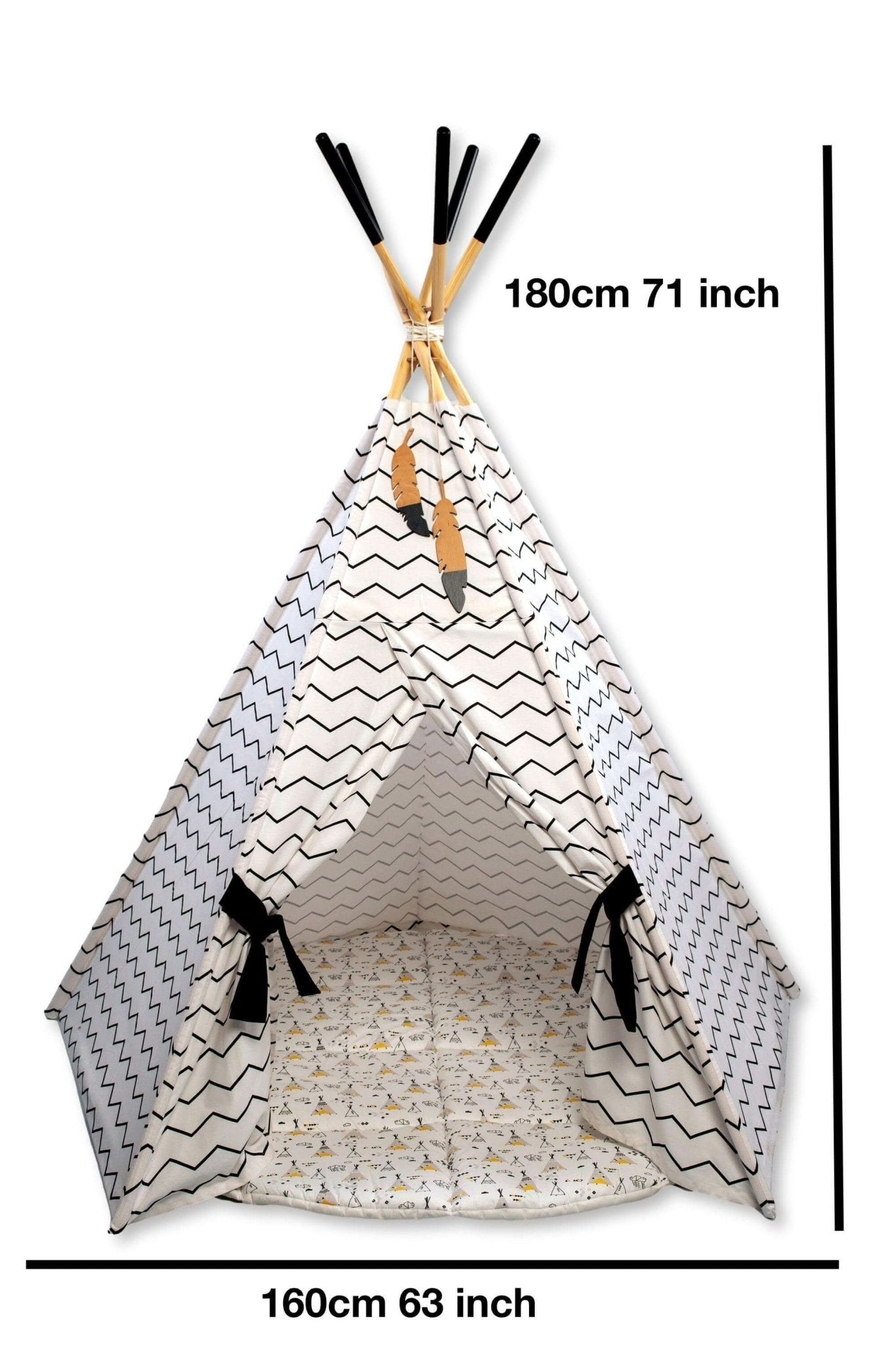 XL Teepee Tent and Play Mat Set - I Bought a Yard Sale