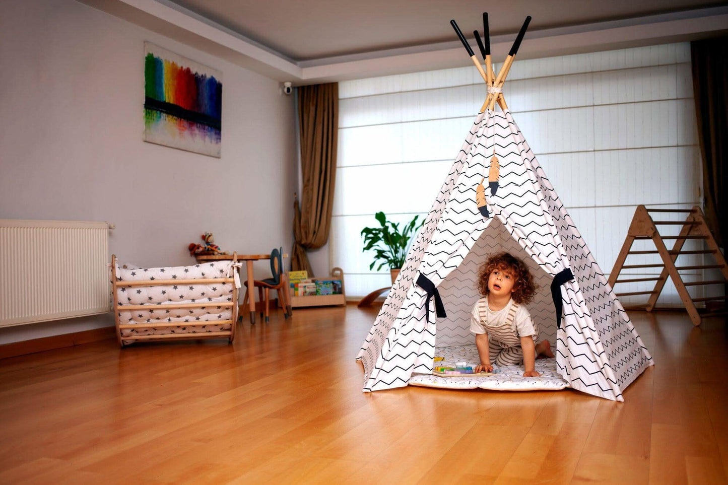 XL Teepee Tent and Play Mat Set - I Bought a Yard Sale