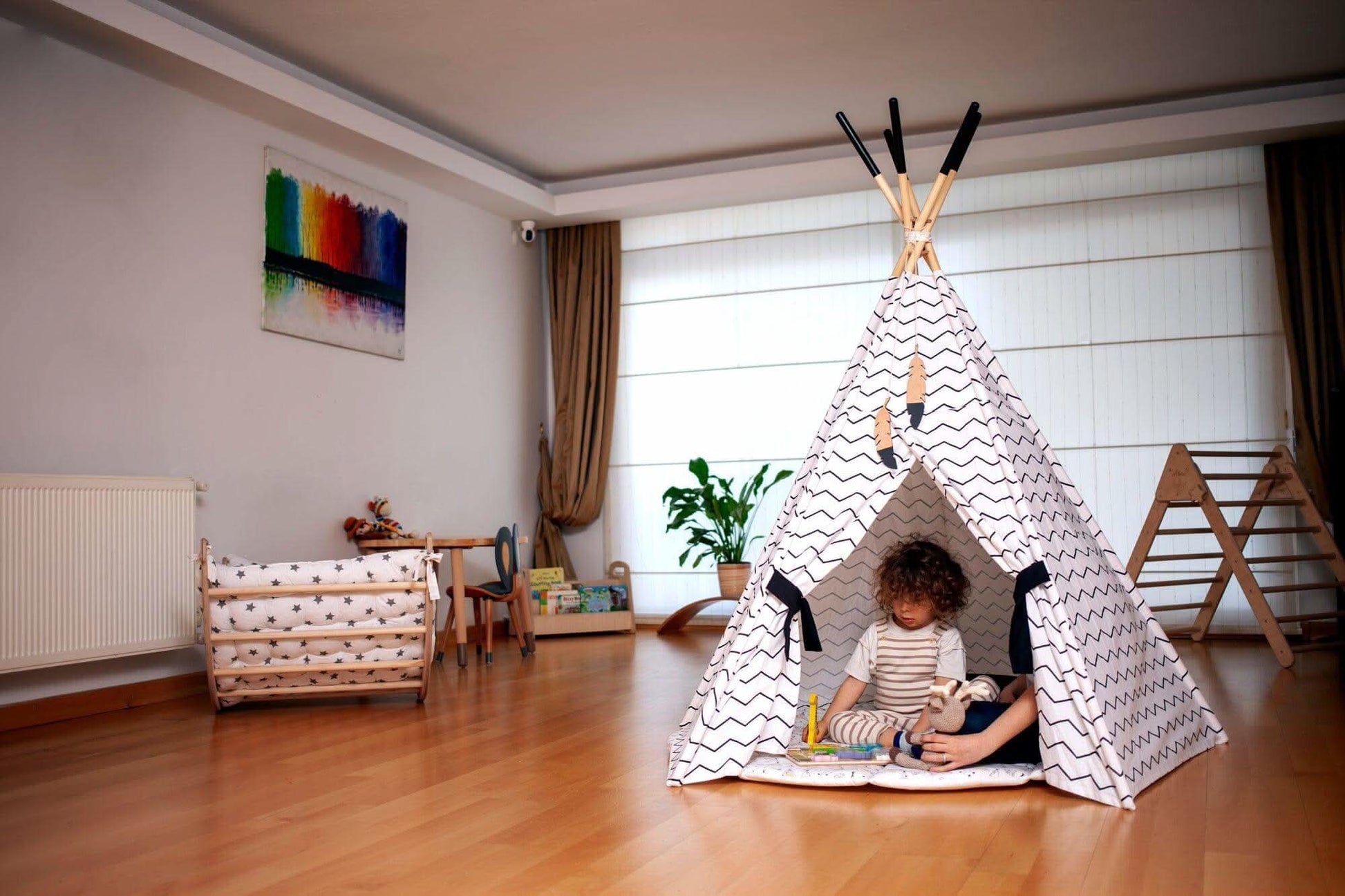 XL Teepee Tent and Play Mat Set - I Bought a Yard Sale