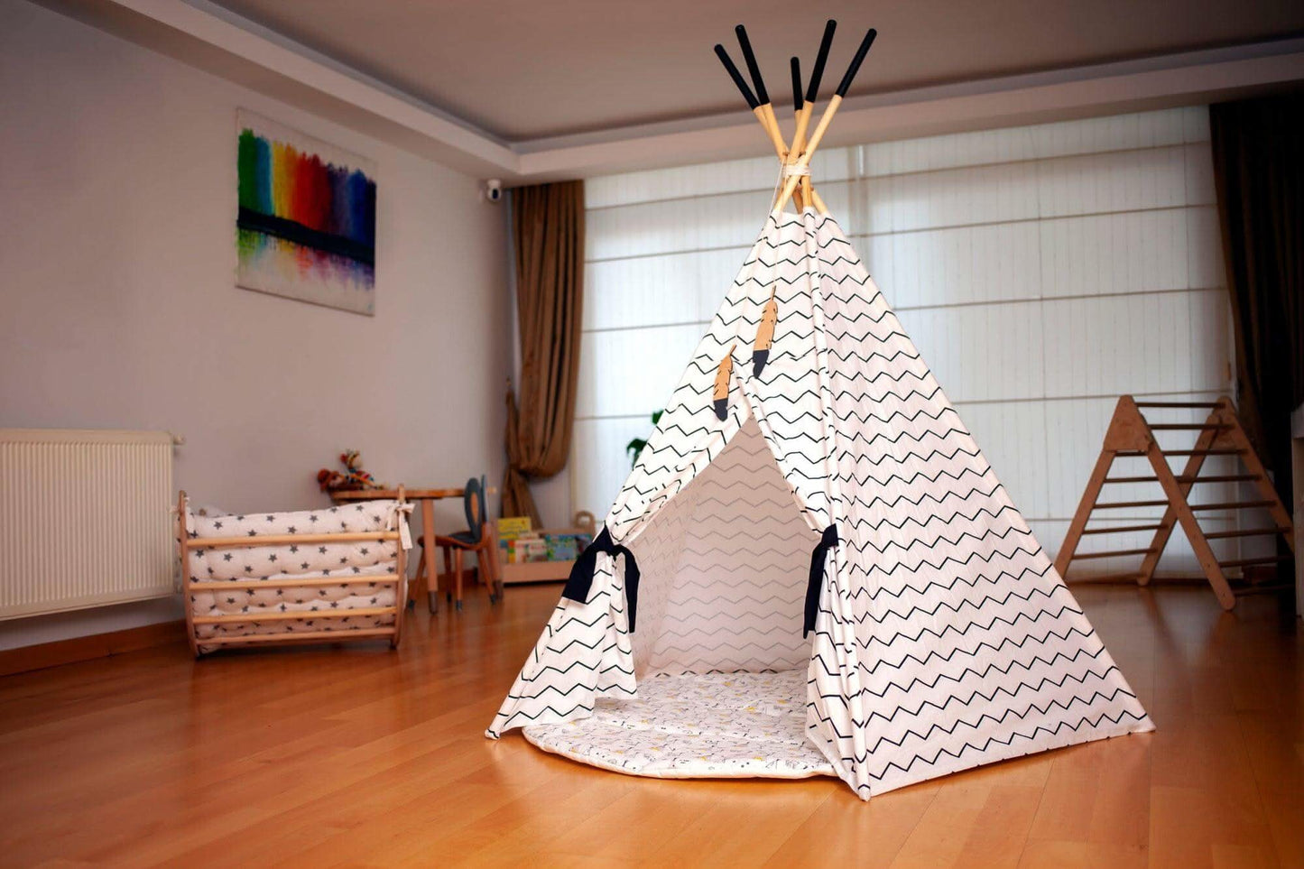 XL Teepee Tent and Play Mat Set - I Bought a Yard Sale