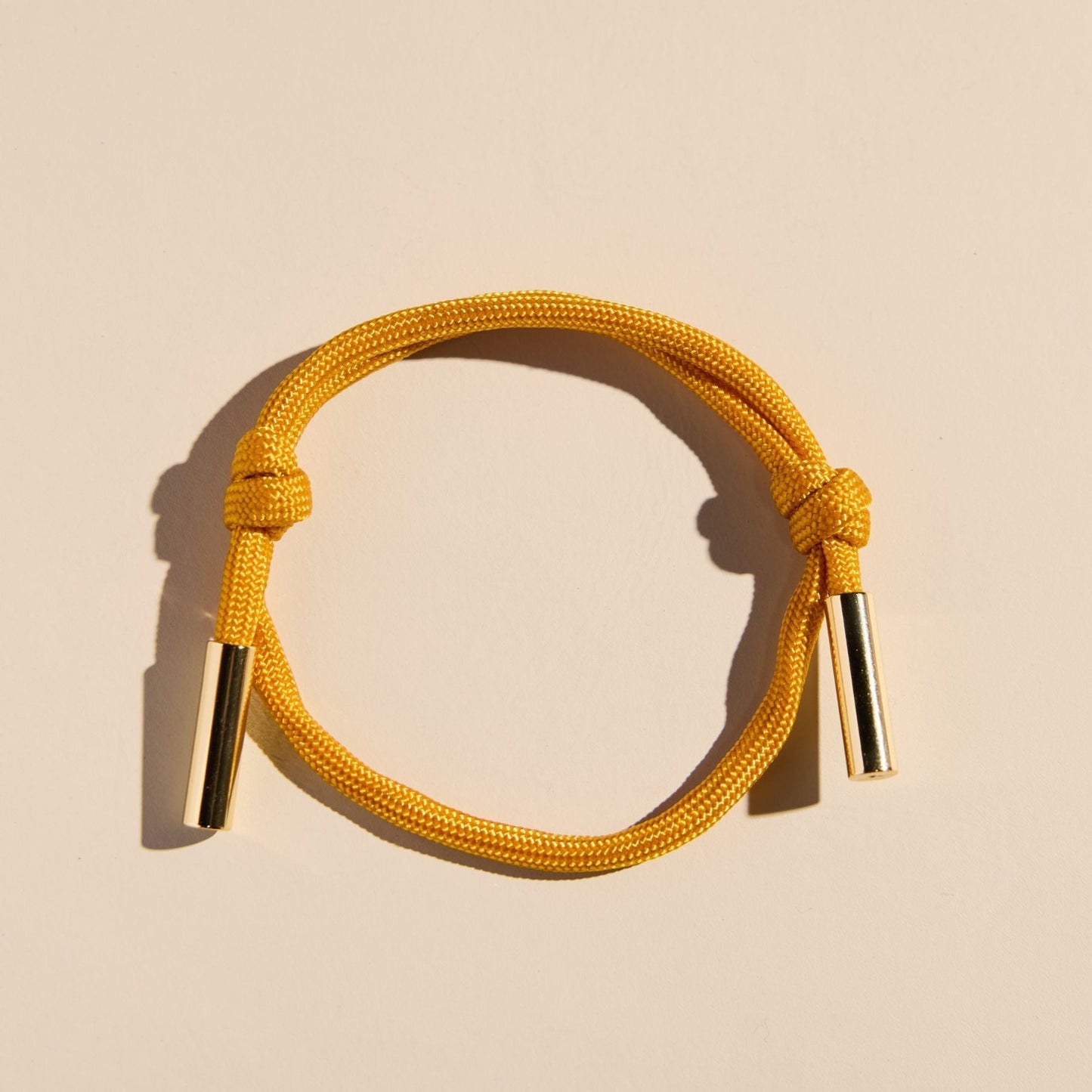 Yellow Cord Bracelet - I Bought a Yard Sale